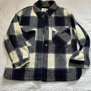 Ashley By 26 International Plaid Shacket Outerwear